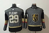 Youth Vegas Golden Knights #29 Marc Andre Fleury Gray Adidas Stitched NHL Jersey,baseball caps,new era cap wholesale,wholesale hats
