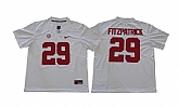 Alabama Crimson Tide #29 Minkah Fitzpatrick White College Football Jersey,baseball caps,new era cap wholesale,wholesale hats