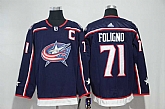 Blue Jackets #71 Nick Foligno Navy Adidas Stitched Jersey,baseball caps,new era cap wholesale,wholesale hats