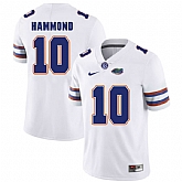 Florida Gators #10 Josh Hammond White College Football Jersey,baseball caps,new era cap wholesale,wholesale hats