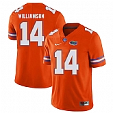 Florida Gators #14 Chris Williamson Orange College Football Jersey,baseball caps,new era cap wholesale,wholesale hats