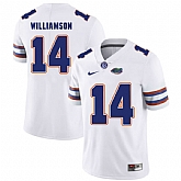 Florida Gators #14 Chris Williamson White College Football Jersey,baseball caps,new era cap wholesale,wholesale hats