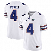 Florida Gators #4 Brandon Powell White College Football Jersey,baseball caps,new era cap wholesale,wholesale hats