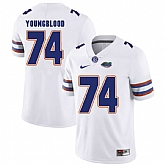 Florida Gators #74 Jack Youngblood White College Football Jersey,baseball caps,new era cap wholesale,wholesale hats