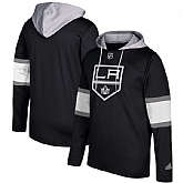 Men's Los Angeles Kings Adidas Black Silver Jersey Pullover Hoodie,baseball caps,new era cap wholesale,wholesale hats