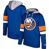 Men's New York Islanders Adidas Navy Silver Jersey Pullover Hoodie,baseball caps,new era cap wholesale,wholesale hats