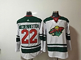 Minnesota Wild #22 Nino Niederreiter White Adidas Stitched Jersey,baseball caps,new era cap wholesale,wholesale hats