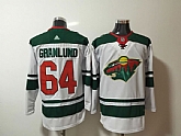 Minnesota Wild #64 Mikael Granlund White Adidas Stitched Jersey,baseball caps,new era cap wholesale,wholesale hats