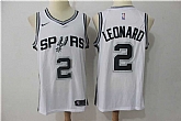 Nike San Antonio Spurs #2 Kawhi Leonard White Swingman Stitched NBA Jersey,baseball caps,new era cap wholesale,wholesale hats