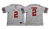 Ohio State Buckeyes #2 J.K. Dobbins White College Football Jersey,baseball caps,new era cap wholesale,wholesale hats