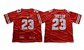 Wisconsin Badgers #23 Jonathan Taylor Red College Football Jersey,baseball caps,new era cap wholesale,wholesale hats