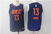 Youth Nike Oklahoma City Thunder #13 Paul George Navy Swingman Stitched NBA Jersey,baseball caps,new era cap wholesale,wholesale hats