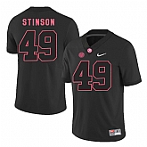 Alabama Crimson Tide #49 Ed Stinson Black College Football Jersey DingZhi,baseball caps,new era cap wholesale,wholesale hats
