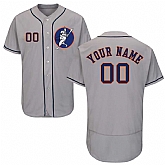 Houston Astros Gray Men's Customized Flexbase New Design Jersey,baseball caps,new era cap wholesale,wholesale hats