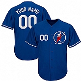Los Angeles Dodgers Blue Men's Customized Cool Base New Design Jersey,baseball caps,new era cap wholesale,wholesale hats