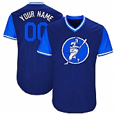 Los Angeles Dodgers Blue Men's Customized Throwback New Design Jersey,baseball caps,new era cap wholesale,wholesale hats