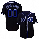 Los Angeles Dodgers Navy Men's Customized New Design Jersey,baseball caps,new era cap wholesale,wholesale hats