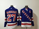 New York Rangers #27 Rayn McDonagh Blue Adidas Stitched Jersey,baseball caps,new era cap wholesale,wholesale hats