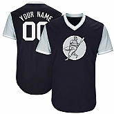 New York Yankees Blue Men's Customized Throwback New Design Jersey,baseball caps,new era cap wholesale,wholesale hats