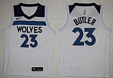 Nike Minnesota Timberwolves #23 Jimmy Butler White Swingman Stitched NBA Jersey(Without The Sponsor Logo),baseball caps,new era cap wholesale,wholesale hats