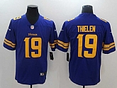 Nike Minnesota Vikings #19 Adam Thielen Purple Color Rush Limited Jerseys,baseball caps,new era cap wholesale,wholesale hats