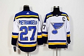 St. Louis Blues #27 Alex Pietrangelo White Adidas Stitched Jersey,baseball caps,new era cap wholesale,wholesale hats