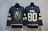 Vegas Golden Knights #80 Wong Gray Adidas Stitched Jersey,baseball caps,new era cap wholesale,wholesale hats
