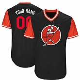 Washington Nationals Black Men's Customized Throwback New Design Jersey,baseball caps,new era cap wholesale,wholesale hats