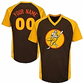 Washington Nationals Brown Men's Customized New Design Jersey,baseball caps,new era cap wholesale,wholesale hats