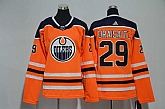 Women Edmonton Oilers #29 Leon Draisaitl Orange Adidas Jersey,baseball caps,new era cap wholesale,wholesale hats
