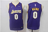 Youth Nike Los Angeles Lakers #0 Kyle Kuzma Purple Swingman Stitched NBA Jersey,baseball caps,new era cap wholesale,wholesale hats