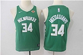 Youth Nike Milwaukee Bucks #34 Giannis Antetokounmpo Green Swingman Stitched NBA Jersey,baseball caps,new era cap wholesale,wholesale hats
