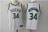 Youth Nike Milwaukee Bucks #34 Giannis Antetokounmpo White Swingman Stitched NBA Jersey,baseball caps,new era cap wholesale,wholesale hats