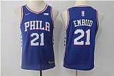 Youth Nike Philadelphia 76ers #21 Joel Embiid Blue Swingman Stitched NBA Jersey,baseball caps,new era cap wholesale,wholesale hats
