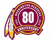 Stitched Washington Redskins 80th Seasons Jersey Patch,baseball caps,new era cap wholesale,wholesale hats