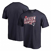 New England Patriots Pro Line by Fanatics Branded 2016 AFC East Division Champions Inches T-Shirt Navy,baseball caps,new era cap wholesale,wholesale hats