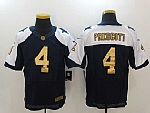 Nike Dallas Cowboys #4 Dak Prescott Navy Blue Thanksgiving Men's NFL Golden Stitched Limited Jersey,baseball caps,new era cap wholesale,wholesale hats
