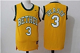 Bethel High School #3 Allen Iverson Golden All Stitched Stitched Jersey,baseball caps,new era cap wholesale,wholesale hats