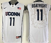 Uconn Huskies #11 Ryan Boatright White College Stitched Jersey,baseball caps,new era cap wholesale,wholesale hats