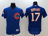 Chicago Cubs #17 Kris Bryant Blue World Series Champions Gold Program Flexbase Stitched Jersey1,baseball caps,new era cap wholesale,wholesale hats