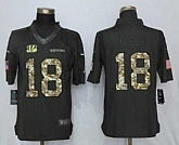 Nike Cincinnati Bengals #18 Green Anthracite Salute To Service Limited Stitched Jersey,baseball caps,new era cap wholesale,wholesale hats