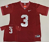 Alabama Crimson Tide #3 Calvin Ridley Red USA Flag Football Stitched Jersey,baseball caps,new era cap wholesale,wholesale hats