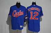 Chicago Cubs #12 Kyle Schwarber Blue New Cool Base Stitched MLB Jersey,baseball caps,new era cap wholesale,wholesale hats