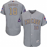 Chicago Cubs #18 Ben Zobrist World Series Champions Gold Program Flexbase Stitched Jersey JiaSu,baseball caps,new era cap wholesale,wholesale hats