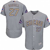 Chicago Cubs #27 Addison Russell World Series Champions Gold Program Flexbase Stitched Jersey JiaSu,baseball caps,new era cap wholesale,wholesale hats