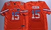 Florida Gators #15 Tim Tebow Orange USA Flag College Stitched Jersey,baseball caps,new era cap wholesale,wholesale hats