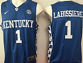 Kentucky Wildcats #1 Skal Labissiere Blue College Basketball Jersey,baseball caps,new era cap wholesale,wholesale hats