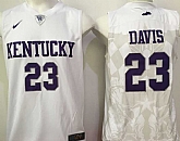 Kentucky Wildcats #23 Anthony Davis White Swingman College Basketball Jersey,baseball caps,new era cap wholesale,wholesale hats