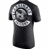 Men's Arizona Cardinals Nike Black Helmet Tri Blend T-Shirt2 FengYun,baseball caps,new era cap wholesale,wholesale hats
