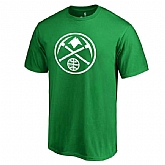 Men's Denver Nuggets Branded Kelly Green St. Patrick's Day White Logo T-Shirt FengYun,baseball caps,new era cap wholesale,wholesale hats
